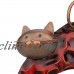 Metal Cat Figurine Lazy Iron Sculpture Animal Abstract Sculpture Craft Display 689218663872  263443274904